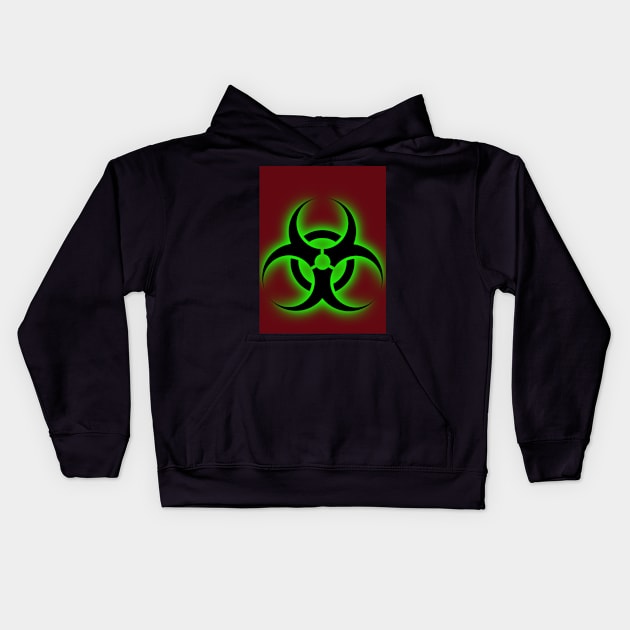 Biohazard Kids Hoodie by Celtic Morrigan